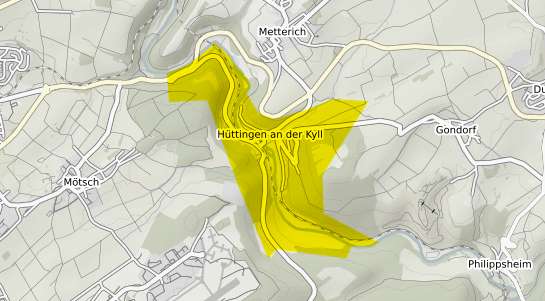 Immobilienpreisekarte Huettingen an der Kyll